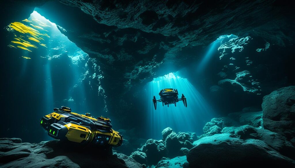 "Navigating Underwater Cave Systems with Drones: Challenges and Triumphs"