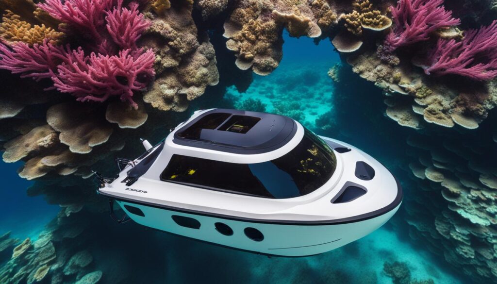 underwater drone for boating
